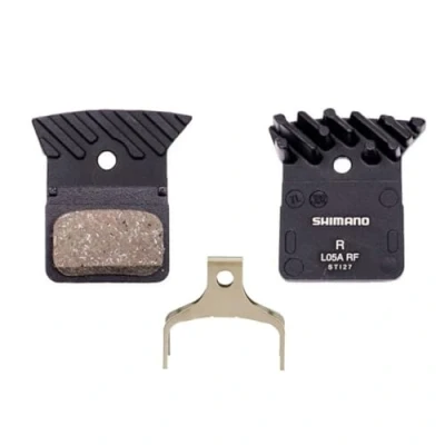 Immagine di SHIMANO PASTILLAS Freno Resina L05A INCLUYE MUELLE 1 PCS, Accesorios y recambios bicis Unisex Adult, Multicolor, One Size