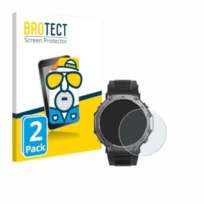 Immagine di brotect Pellicola Protettiva Opaca per Huami Amazfit T Rex 3 Anti Riflesso (2 Pezzi)