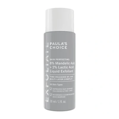 Immagine di Paula&#039;s Choice SKIN PERFECTING 6% Acido Mandelico + 2% Lattico AHA Esfoliante Riduce le Linee Sottili e Rughe con Tutti i Tipi di Pelle 30 ml