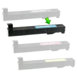 Immagine di Toner CF301A Ciano Compatibile 827A per HP Enterprise M880z MFP M880Z, Capacità: 32.000 Pagine