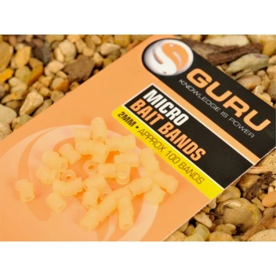 Immagine di Guru Micro Bait Bands Small 2mm (100 pezzi) Materiale da pesca