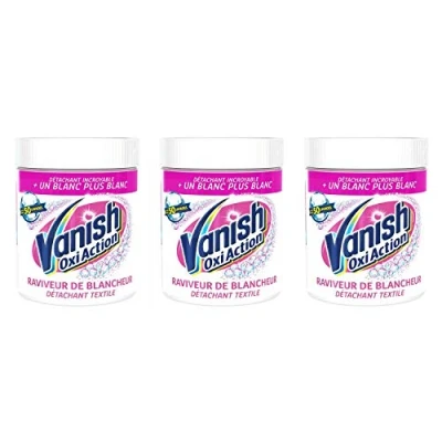 Immagine di Vanish Smacchiatore Oxi Action, in polvere, colore oro/bianco, 940 g, set di 3