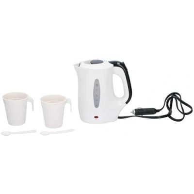 Immagine di All Ride 8711252177052 bollitore per camion 24 Volt 0,5 litri con 2 tazze e cucchiai in plastica