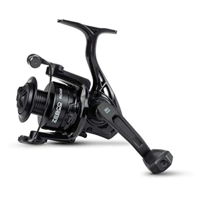Immagine di Zebco ROAM Spinning 30 Mulinello da pesca con freno anteriore e 5 cuscinetti a sfera, colore: Nero