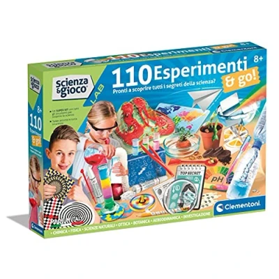 Immagine di Clementoni Scienza E Gioco Lab Kit Esperimenti Scientifici per Bambini 8+ Anni, ‎Multicolore, 19255