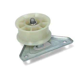 Immagine di DL pro Rullo di serraggio per Indesit Ariston C00504520 Whirlpool Bauknecht 488000504520 con supporto asciugatrice F06 F07 F08 F10 F15