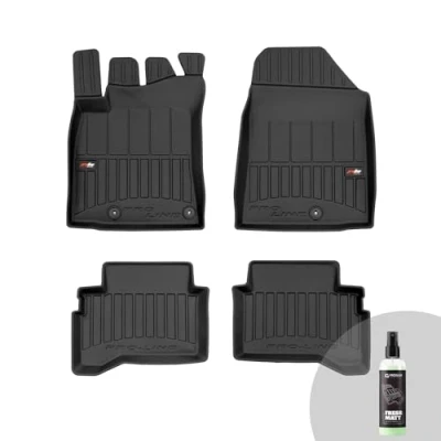 Immagine di FROGUM ProLine 3D Set Esclusivo di tappetini auto per Hyundai Ioniq 2016 2022 Materiale TPE durevole Bordini più alti