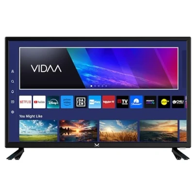 Immagine di Majestic SM424 V1 Televisore SMART LED HD READY 24&quot; doppia alimentazione (12V e 220V), Sistema operativo VIDAA, Wi Fi integrato, DVB T/T2 S/S2, Telecomando, 2 USB, 3 HDMI
