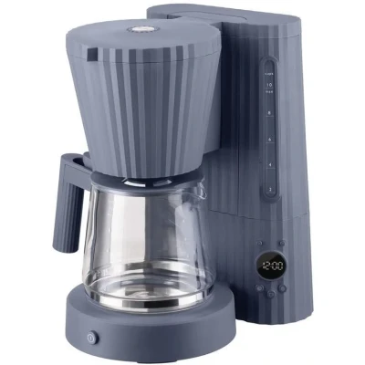 Immagine di Alessi Coffee Maker Plissé grey Michele De Lucchi 1.5 liters MDL14 G