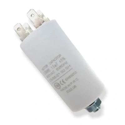 Immagine di DL pro Condensatore universale 1,50µF 450 V con bandiere e vite di fissaggio CBB60