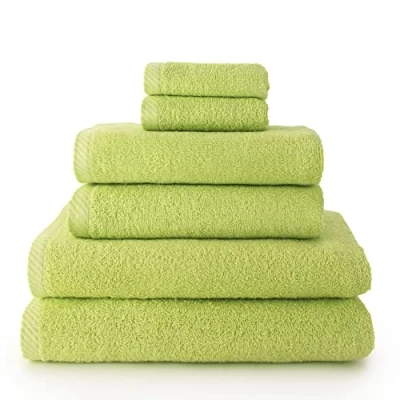 Immagine di Top Towel Set 2 asciugamani, teli bagno o doccia e asciugamani bidet 100% cotone 400 g/m2