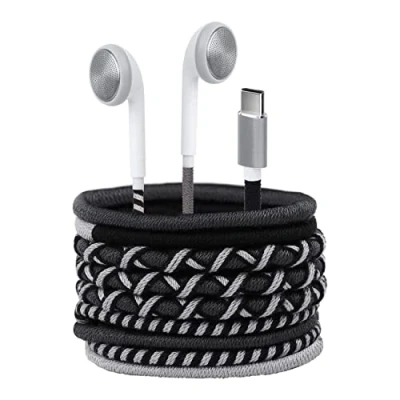 Immagine di URIZONS Cuffie USB di Tipo C, Stereo Cablate con Controllo del Volume Microfono e Isolamento Forte, Adatte per lo Sport Dispositivi Interfaccia Huawei Samsung(12#）
