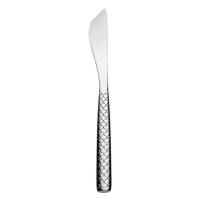 Immagine di Alessi Colombina Fish Coltello da Portata in Acciaio Inox 18/10 lucidato a Specchio, Colore: Argento