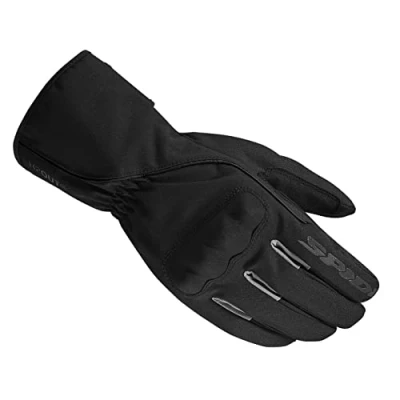 Immagine di SPIDI, WNT 3 H2Out, Guanti da Moto Uomo, Colore Nero, Impermeabile, Traspirante, e Frangivento, Compatibile con Schermi Touchscreen