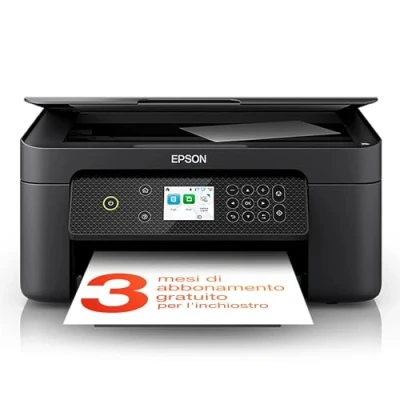 Immagine di Epson Expression Home XP 4200 Stampante Multifunzione A4 getto d&#039;inchiostro (Stampa Fronte Retro da mobile e su Cloud, Scansione, Copia) Display LCD 6.1cm, WiFi, AirPrint,Cartuce 604 Ananas,Black