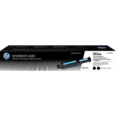 Immagine di HP 103AD W1103AD Toner Conf 2 pz Nero 2500 pagine Reintegro