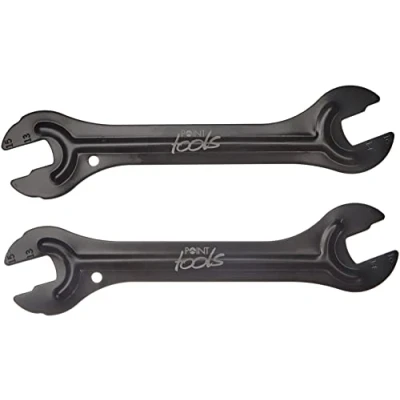 Immagine di Point 29266501 Set Chiavi a forchetta Doppia 13/14 15/16 mm, Colore: Nero