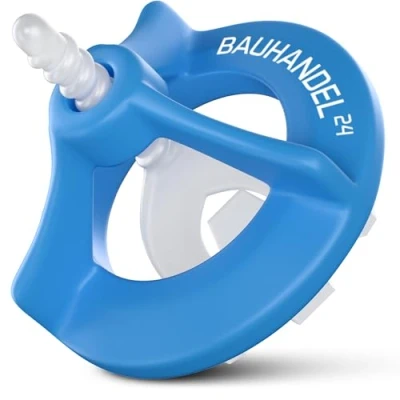 Immagine di Bauhandel24 Set di accessori per la posa delle piastrelle, 1 mm, sistema livellamento da 200 pezzi, copertura filettata