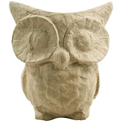 Immagine di Decopatch SA169O 1 supporto in cartapesta marrone 13,5x10x15 cm, Gufo