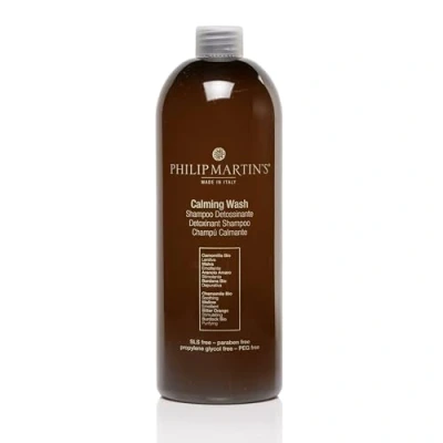 Immagine di Philip Martin&#039;s Calming Wash 1000 ml Shampoo lenitivo e disintossicante per cuoio capelluto seborroico capelli