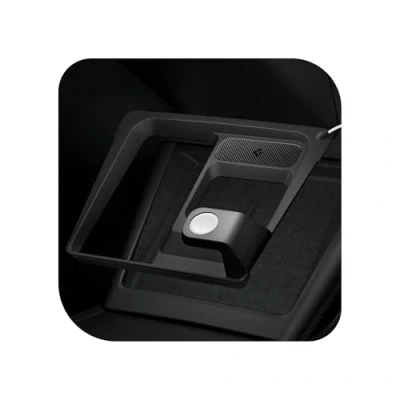 Immagine di Spigen Tesla Model 3 2024 Highland in 1 Wireless Charging Hub Mount Station, facile gestione dei cavi, progettata per accessori Carbonio