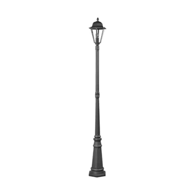 Immagine di Lampione da esterni &#039;Edana&#039; (Antico) colore Nero, in Alluminio (1 luce, E27) di Lindby Candelabro, lampada