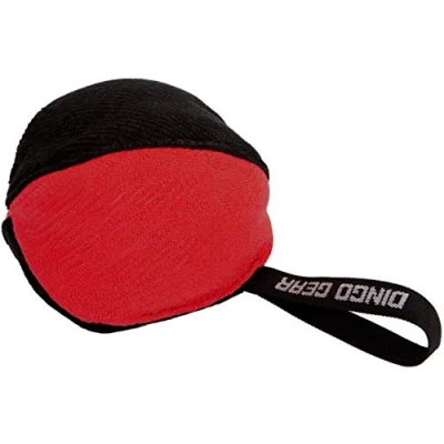 Immagine di DINGO GEAR Desires Morso Tug a forma di rullo per addestramento cani IGP K9 Work Play Nylcot, rosso