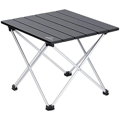 Immagine di Sportneer Tavolino Pieghevole, Pieghevole In Alluminio Portatile, Tavolo Campeggio Per Picnic, Campeggio, Spiaggia, Escursionismo, Viaggi