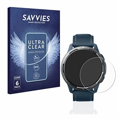 Immagine di savvies (6 Pezzi Pellicola Protettiva per Xiaomi Watch S1 Active Protezione Schermo Trasparente