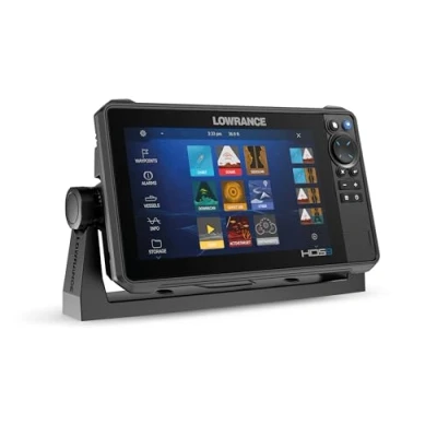 Immagine di Lowrance HDS 9 PRO Display SolarMAX HD IPS da 9&quot;, Chartplotter Fishfinder Dual 1 kW Sonar CHIRP(Con trasduttore Acitve Imaging 3 1)