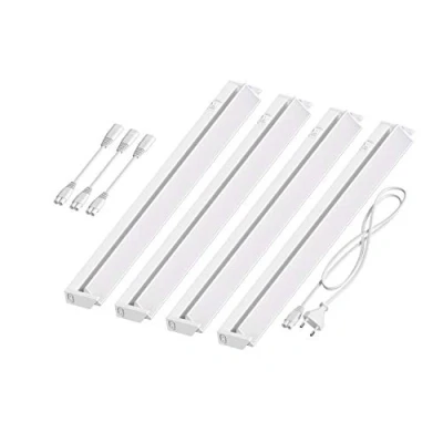 Immagine di ledscom.de Luce LED sottopensile LIWO 58cm, orientabile, 1080lm ciascuno, bianco set di 4