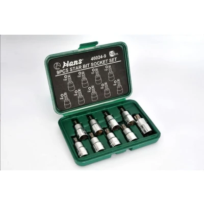 Immagine di HANS 46024 9 Set bussole Torx 1/2 Quadrato