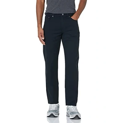 Immagine di Amazon Essentials Pantaloni in Twill Elasticizzati con 5 Tasche Taglio Dritto Uomo, Nero, 31W / 32L