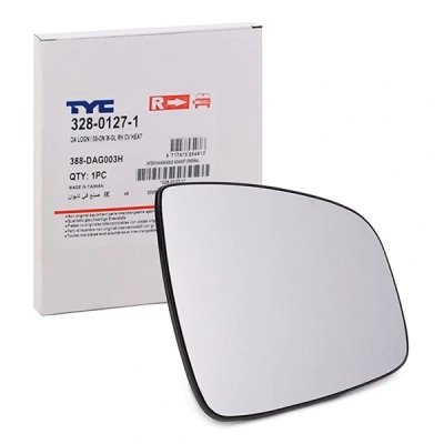 Immagine di TYC 328 0127 1 Vetro Specchio Retrovisore Dx DACIA: Sandero 2, Duster SUV, I