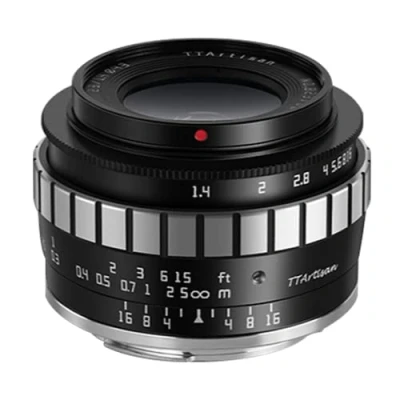 Immagine di TTARTISAN 23mm F1.4 Obiettivo grandangolare Prime APS C per fotocamere SONY e Mount A5000 A5100 A6100 A6300 A6600 NEX A7 A7I A7R A7RI A7RIV A7S A7SI A7SII A9 altro. (argento)