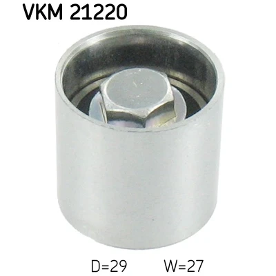 Immagine di SKF VKM 21220 Galoppino/Guidacinghia, Cinghia dentata con materiale di fissaggio AUDI: A3 Sportback, Hatchback, A6 C6 Avant, VOLKSWAGEN: Golf 5