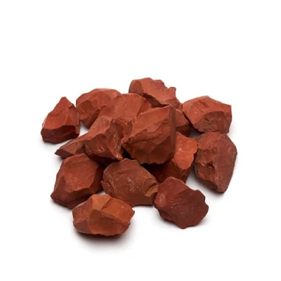Immagine di Set di gemme diaspro rosso PURAJA pietre grezze naturali prima qualità uso versatile come d&#039;acqua, curative, chakra cristalli puri (Roter Jaspis Sortenrein, 350g)