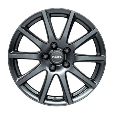 Immagine di RIAL 5 fori 17Inch 100mm cerchio in lega Milano titanio MI70740B32 Cerchione