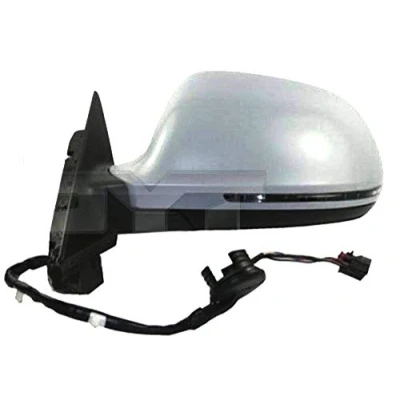 Immagine di Specchio retrovisore esterno Tyc 302 0072 Sx con la prima mano per regolazione elettrica specchio, asferico, termico AUDI: A4 B8 Avant, Sedan