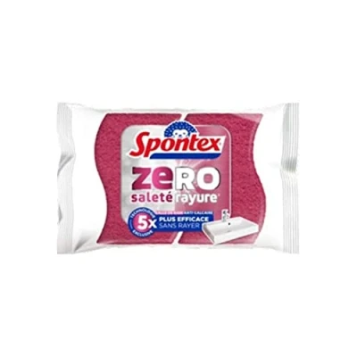 Immagine di Spontex Spugna Zero Bagno 2 spugne 5 volte più efficaci senza graffiare Anticalcare