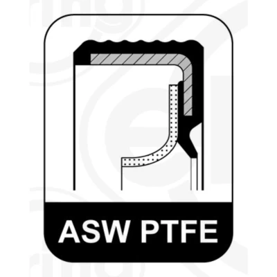Immagine di ELRING 868.600 Paraolio Albero Motore PTFE (Politetrafluoretilene)/ACM (Poliacrilico Caucciù) HUMMER: H2 Fuoristrada chiuso, H3 SUV