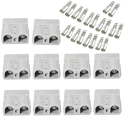 Immagine di Bohaner Anderson 10 connettori per batteria da 50 A, terminale, 600 V, Amp Quick Connection Plug for Forklift Caravan Trailer