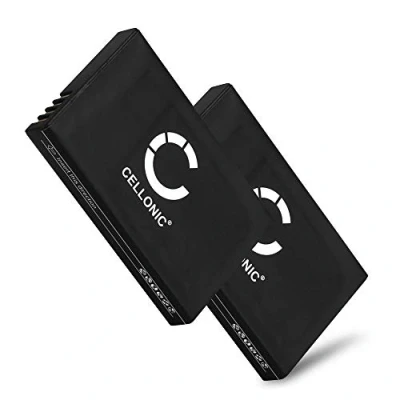 Immagine di CELLONIC® 2x Batteria sostitutiva per Polycom KIRK 5020, 5040, Spectralink 7520, 7540, 7622, 7202, 7502, 5020 Ricambio 84743424, ICP73048 telefono fisso/cordless 950mAh Pile Sostituzione