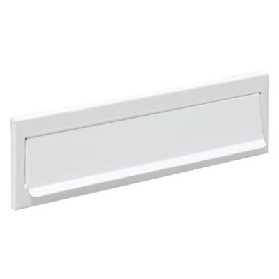 Immagine di ARREGUI C603 Copri fessura buca delle lettere in Acciaio per Porte o Cancelli Esterni, Portalettere Esterne, Apertura 23 x 3 cm, Resistente alle Intemperie, Misura 24,8 7,3 bianco