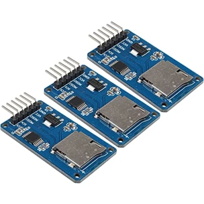 Immagine di HALJIA 3 pz SPI lettore micro SD memory card TF scheda di memoria Shield modulo read Write dati Compatibile con Arduino Raspberry Pi