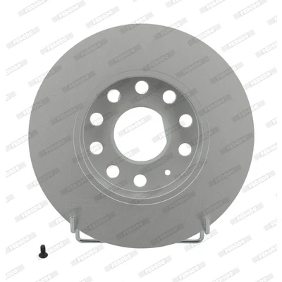 Immagine di FERODO PREMIER Coat+ disc DDF1276C Disco freno 256 12 5 pieno rivestito con bulloni/viti VOLKSWAGEN: Golf 6, 5, Scirocco III, AUDI: A3 Sportback