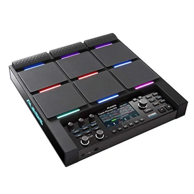 Immagine di Alesis Strike Multipad pad a percussione con 9 trigger colori RGB, campionatore, scheda audio integrata 2 In/2 Out, e USB
