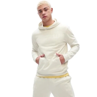 Immagine di GAP V Vintage Soft Graphic Po Felpa con Cappuccio, Carls Stone, S Uomo