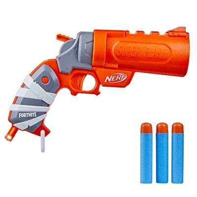 Immagine di NERF Fortnite Flare Dart Blaster, Break Open Loading, Includes 3 Mega Darts That Whistle Through The Air, Pull Down Priming Handle