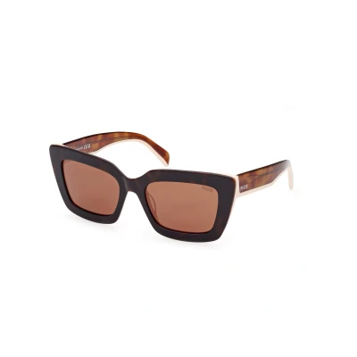 Immagine di Emilio Pucci Occhiali da sole marrone chiaromarrone, Donna, Taglia: One Size, chiaro